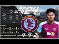 Recreating Aston Villa's 4-4-2 Tactics Under Unai Emery  | EA FC 24