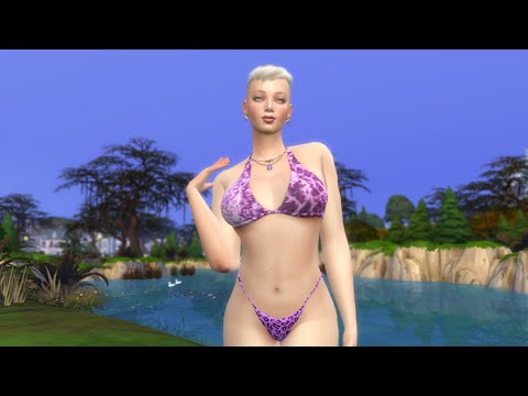 sims cc download blonde female Larysa Kovalenko by Bonita100 Game Video Preview