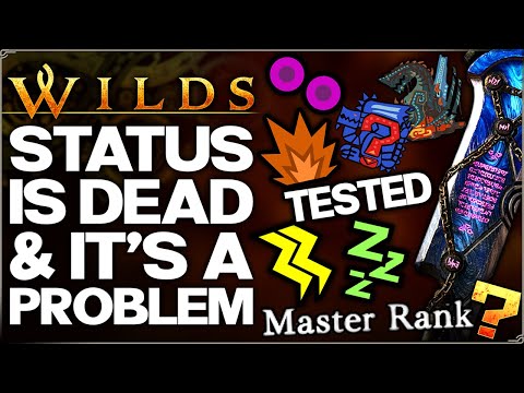 Monster Hunter Wilds - BIG Status Change in Master Rank - Paralysis Poison Blast Sleep Build = Dead!