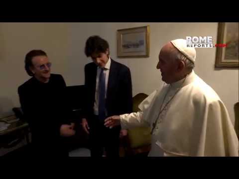 El Papa se reunió con Bono