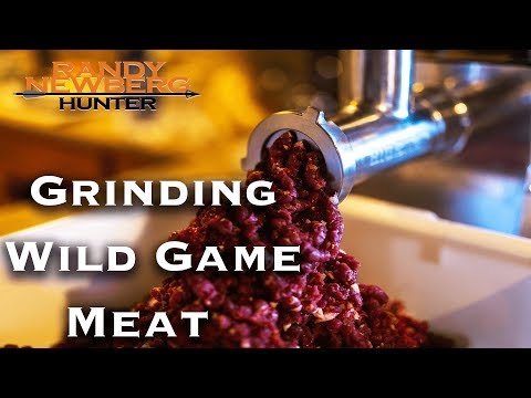 Grinding Wild Game Meat