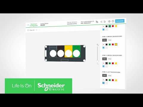 Personalizzare la mia pulsantiera in plastica XALD_K | Schneider Electric Italia
