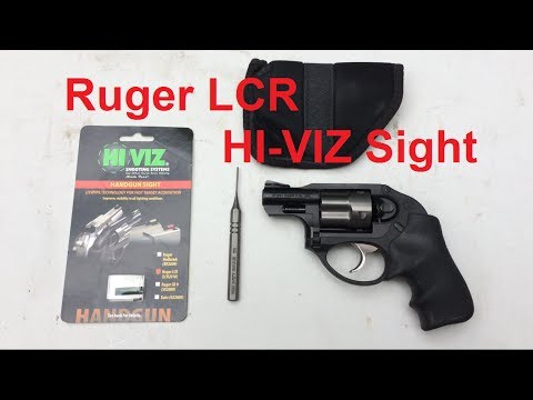 Ruger LCR HI-VIZ Sight Install