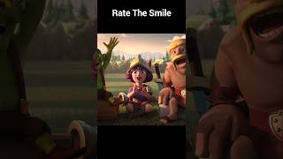 🍷Rate The Smile🗿 || #clashofclans #cocshorts #coctrend #comedy #wizard #magic #barbarian #goblin