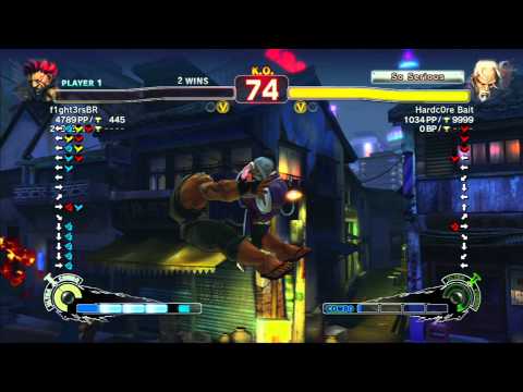 GR-Bruno Fighters(Akuma) VS CNB House(Gen) 4 Lutas SSF4 AE 2012 Xbox Live