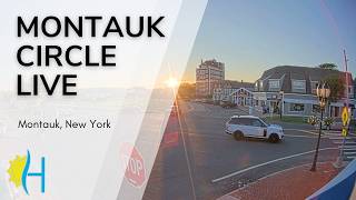 Hamptons.com - LIVE! 4K Downtown Circle, Montauk, New York live webcam