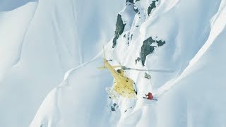 Heliskiing in Alaska on insanely steep lines. | Legs of Steel: Same Difference