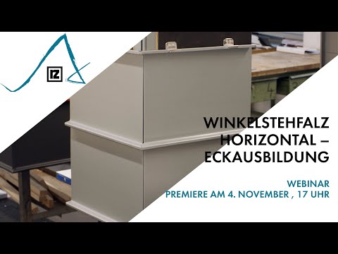 Webinar: Winkelstehfalz horizontal - Eckausbildung (💪💪)