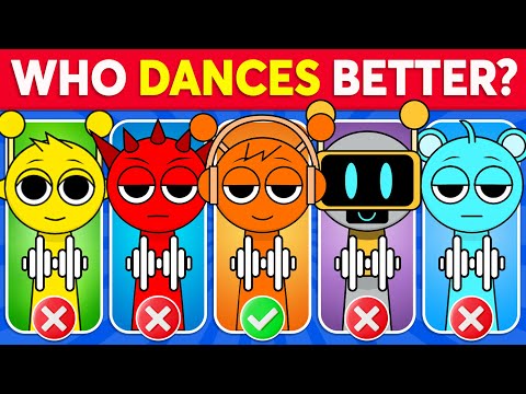 Who DANCES Better? 💃🎶 INCREDIBOX SPRUNKI Edition 😎Oren🐯Pinki🌸Simon💛Wenda💀Gray🐱