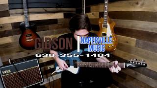 Video thumbnail for Gibson Firebird Zero Pelham Blue Faded by napervillemusic