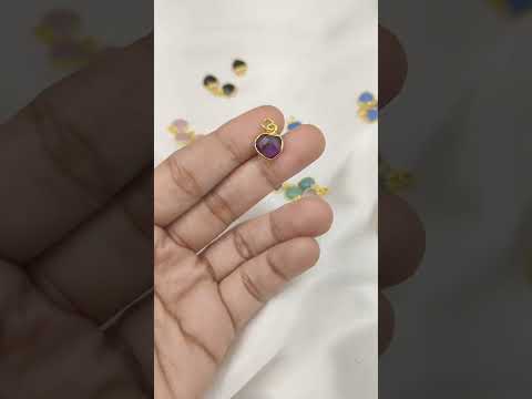 Blue chalcedony heart shape pendant diy jewelry making charm...