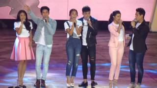 Download lagu JADINE, KATHNIEL, LIZQUEN at Showtime 6th Anniv in Araneta 9.26.15 mp3