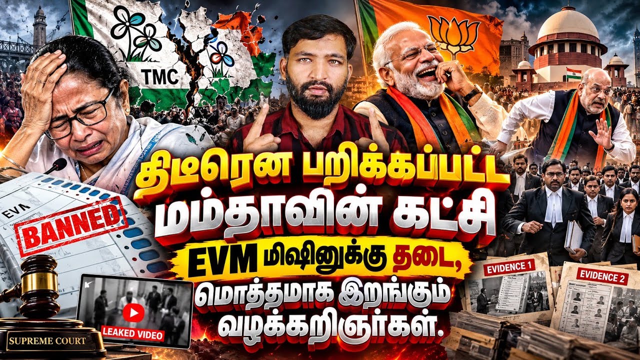 EVM மிஷினுக்கு திடீர் தடை | பறிக்கப்பட்ட மம்தாவின் கட்