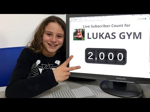 2000 ISCRITTI AL CANALE LUKAS GYM - VIDEO SPECIALE VI RINGRAZIO manca poco a 1 MILIONE 😂