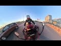 Ride 323 Insta 360 X4 Honda CBR650R 2025 Akrapovic Racing Line
