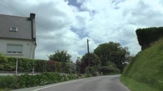 preview picture of video 'Driving Around Rostrenen 22110, Côtes d'Armor, Brittany, France 31st May 2014'