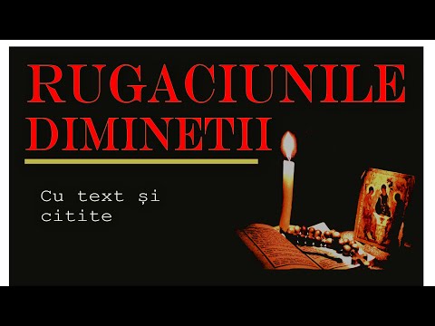 Rugăciunile de dimineață (cu text și fără reclame)