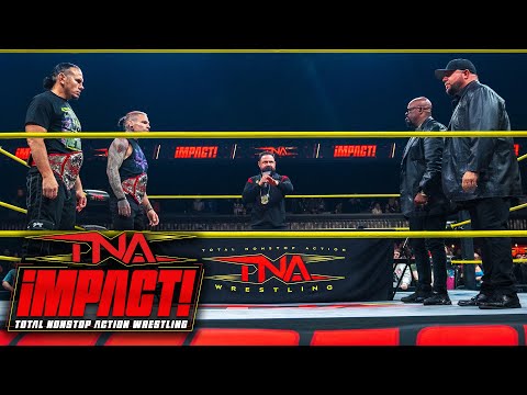 The Hardys Step in the Ring to Negotiate With Team 3D |  TNA iMPACT! September 25, 2025