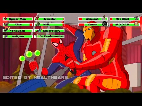 Phineas and Ferb: Mission Marvel (2013) Final Battle with healthbars (1/2)