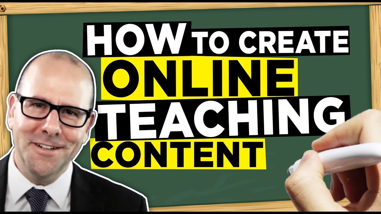How to create online video teaching content