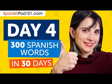 Day 4: 40/300 | Learn 300 Spanish Words in 30 Days Challenge