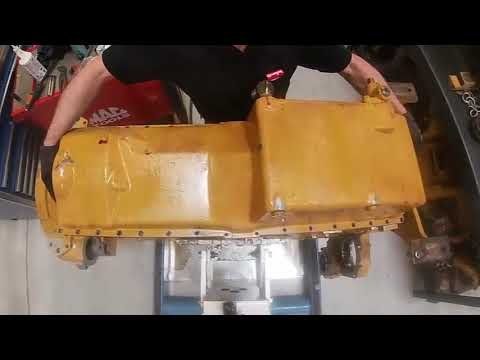 3406 cat oil pan install