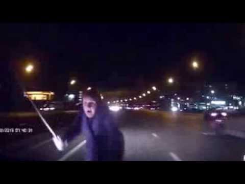 Crossing the Street Almost Gone Very Wrong for Elderly Woman