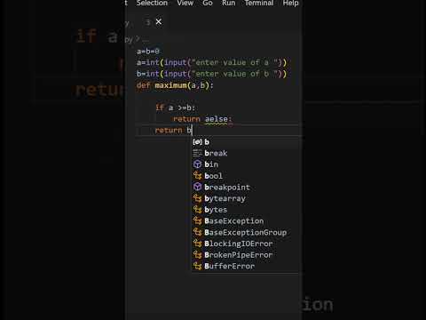 Find Maximum Of Two Numbers In Python Python Tutorial