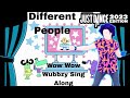 Just Dance Fanmade Mashup Different People Wow Wow Wubbzy Sing Along Season 2