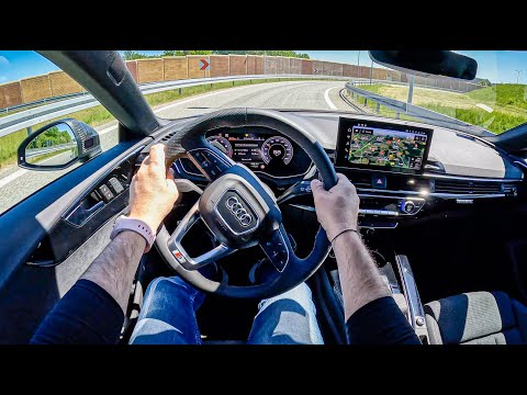 NEW Audi A5 II Sportback S Line [2.0 45 TFSI 245HP] |0-100| POV Test Drive #1191 Joe Black