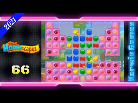 Homescapes Level 66 - No Boosters - 18 moves (2021)