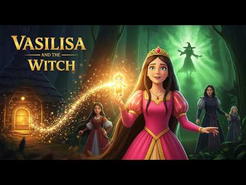Vasilisa and the Witch's Fire | Baba Yaga & The Magic Doll | Bedtime Story (Day 38)