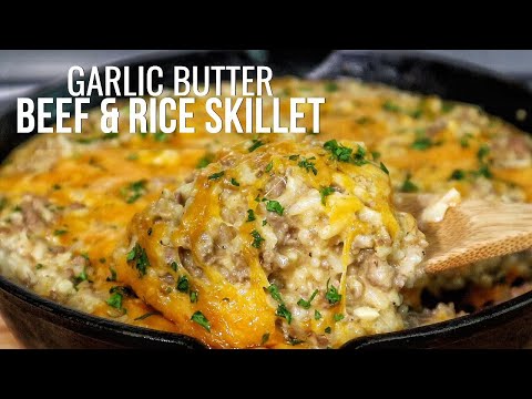 This Garlic Butter Beef Rice is SO Delicious!