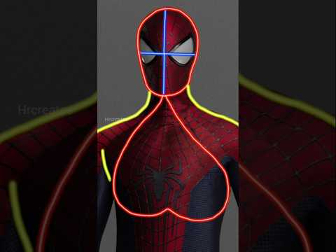 How to draw Spider man #ytshorts #tutorial