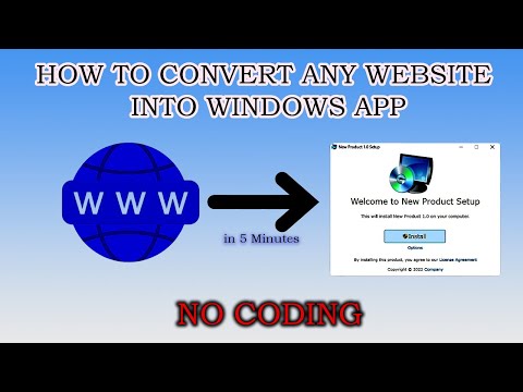 No Coding Skills Needed: Convert Your Website into a Windows App in less than 5 minutes!