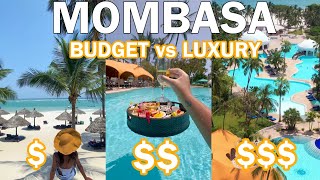 BUDGET vs LUXURY in Mombasa Kenya | Everything you need to know 3 INCREDIBLE RES