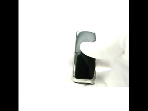 Chanel Black Satin 219 Nail Colour Polish Le Vernis France Up Close Look