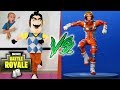 HELLO NEIGHBOR IN REAL LIFE vs Us in FORTNITE DANCES IN REAL LIFE CHALLENGE!!! HELLO NEIGHBOR IN REAL LIFE vs Us in FORTNITE DANCES IN REAL LIFE CHALLENGE!!!