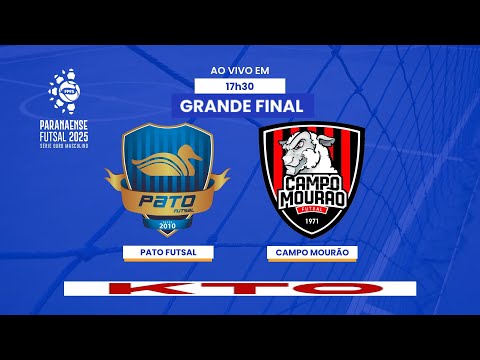(#aovivo e com imagens) PATO FUTSAL X CAMPO MOURÃO - FINAL JOGO 02 - PARANAENSE DE FUTSAL 2025