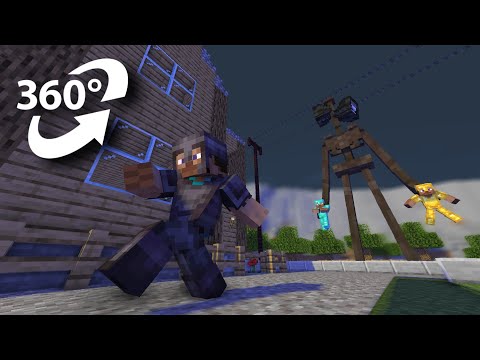 Siren Head POV 360° - You are Siren Head. (Mine-Imator VR Video)