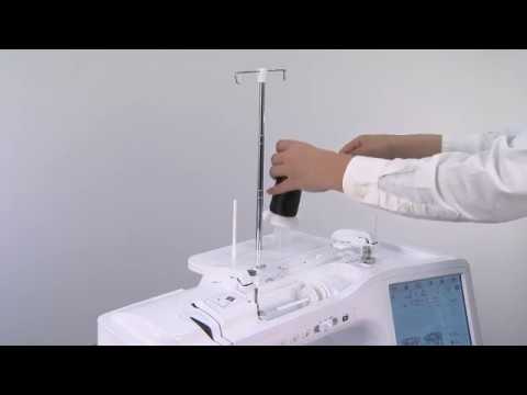 [BrotherSupportSewing] Assembling and using the spool stand