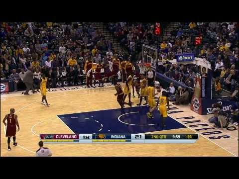 CJ Miles poster dunk vs Pacers