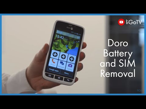 Doro Battery Removal and Sim | liGo.co.uk