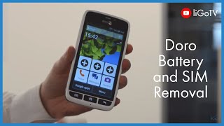Doro Battery Removal and Sim | liGo.co.uk