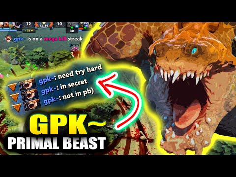 Yatoro and Armel? NO PROBLEM, gpk MID Primal Beast: Dota 2 Pro Gameplay!