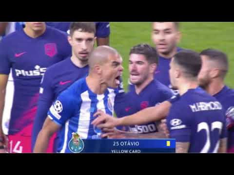 3 RED CARDS AND A FIGHT AS PORTO KNOCKED OUT OF THE CHAMPIONS LEAGUE • porto 1-3 atletico madrid