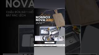 CHẬU RỬA BÁT 1 HỐ NOBINOX NOVA A382 video 2