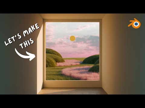 How To Make a Beautiful Landscape in Blender | Tutorial