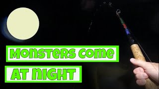 Fishing at Night for a BIG Ol Goober || James River || Kayak || Catfishing