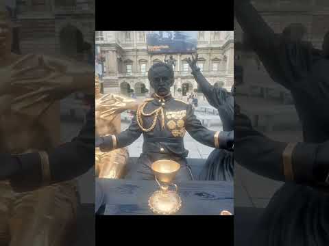 TAVARES STRACHAN (b. 1979) " The First Supper" Ethiopian king Haile Selassie in the middle.